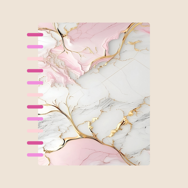 Producto - Cuaderno A4 Portada Marmol Rosado