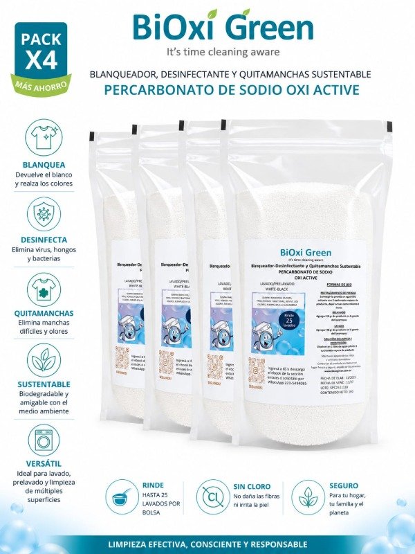 Producto - PERCARBONATO DE SODIO PACK 4 X 1Kg