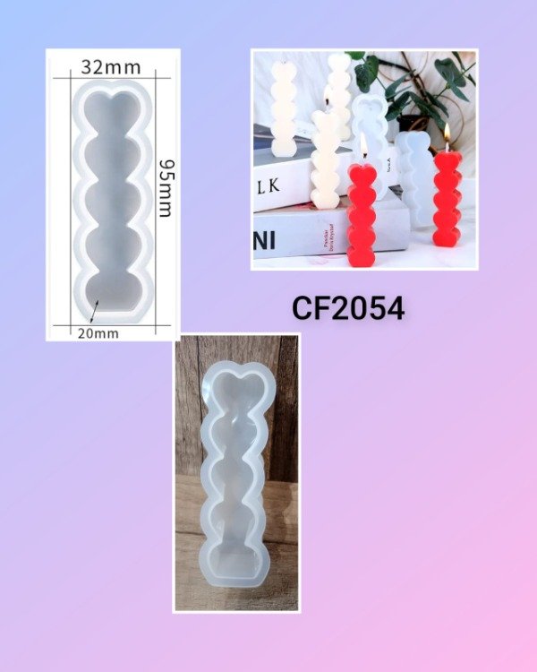 Producto - VELA CORAZONES UNIDOS CHICO - CF2054