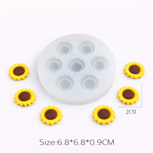 Producto - Molde silicona girasoles 022U5