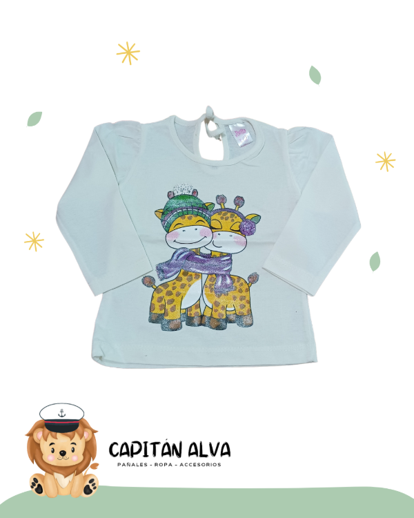 Producto - Remera Jirafas - talle 2 y 5