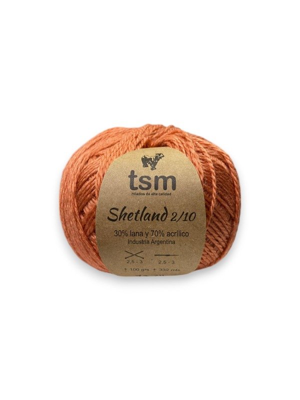 Producto - SHETLAND x 100 GRAMOS - 73 CORAL QUEMADO