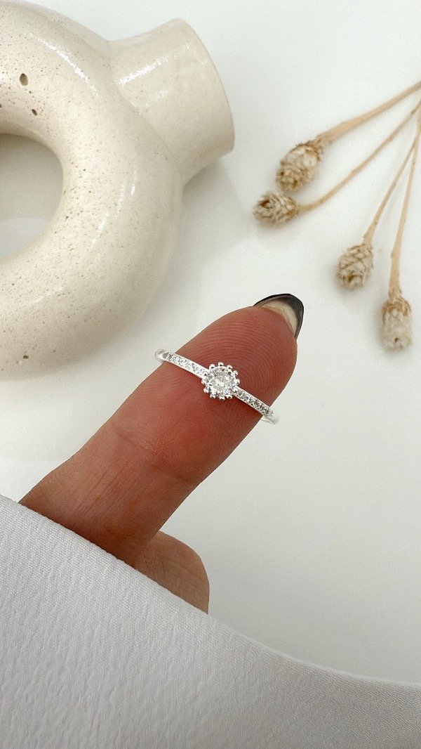 Producto - Anillo Miss canast ray y cubic 18mm P925