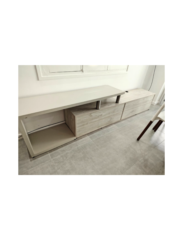 Producto - Rack de tv de melamina / 40x260x59