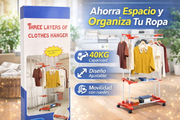 Producto - tender vertical reforzado reforzado (aguanta hasta 40 kg) mc9090