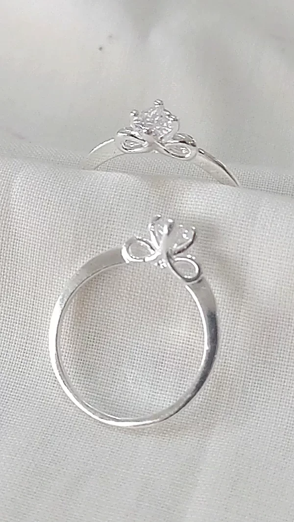 Producto - Anillo de Plata 925 cintillo con infinito