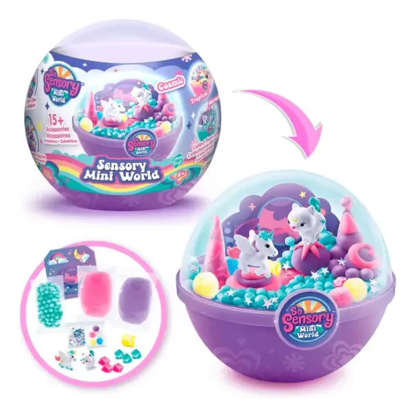 Producto - So Sensory Playset 8cm Mini Word Coleccionables Cosmic