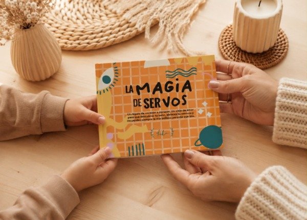 Producto - Libreta "LA MAGIA DE SER VOS" (Naranja)