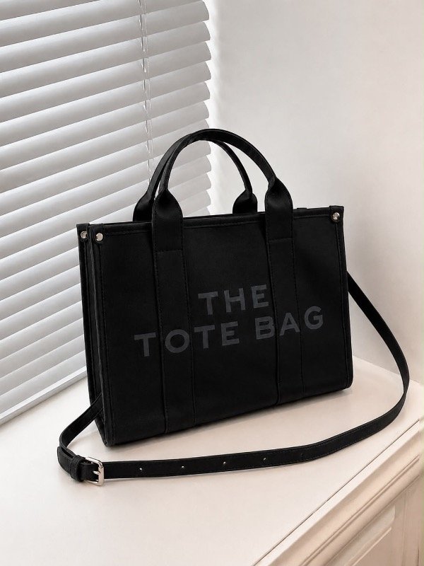Producto - TOTE BAG PREMIUM MEDIANA - NEGRO