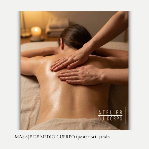 Producto - Masaje de Medio Cuerpo (posterior) 45 min