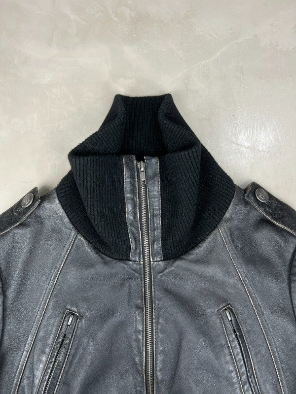 Producto - Leather Bomber Jacket - 2
