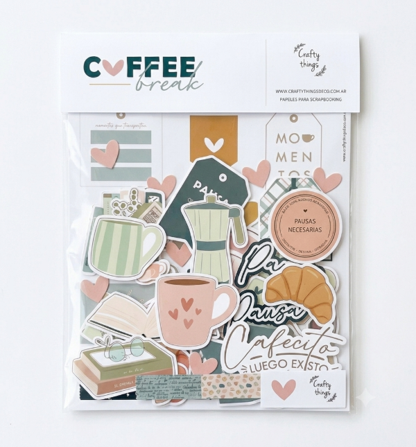 Producto - Die Cuts Ephemeras Coffe Break