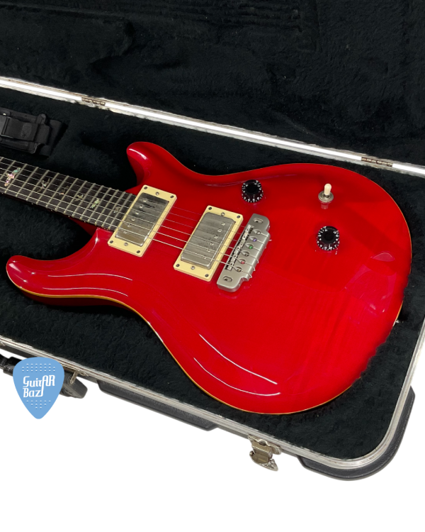 Producto - DANIELS PRS CUSTOM 24 BIRDS 1998 CHERRY FLAME TOP GUITARRA + CASE SKB / USD1799 - 9