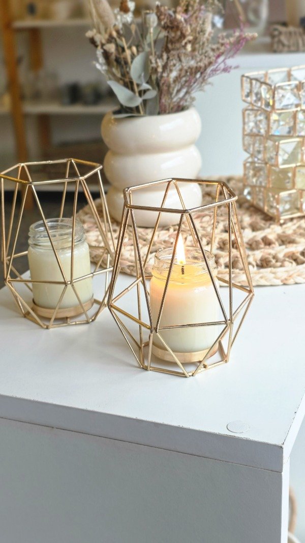 Producto - Porta vela metálico