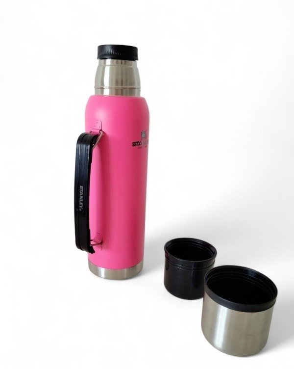 Producto - TERMO TIPO STANLEY 1,2 L. ROSA  (DOBLE TAPA / VASO) - 1
