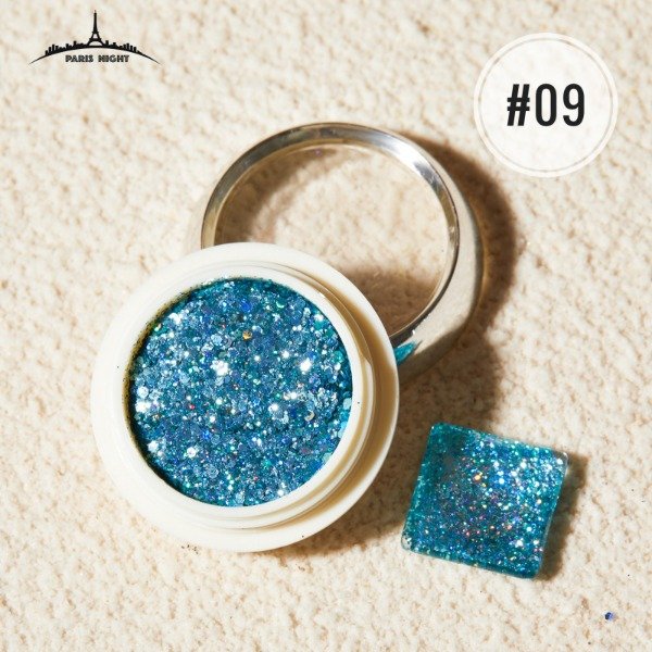 Producto - Glitter Pluma de Pavo #09