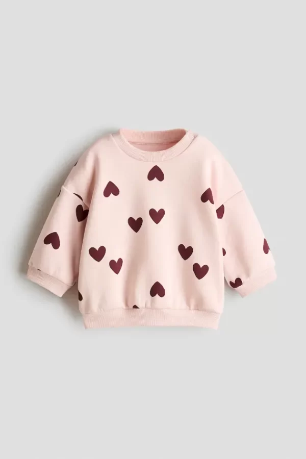 Producto - Buzo HyM corazones bordo beba - 0