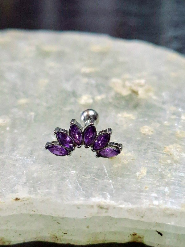 Producto - Piercing Helix Cristal Flower