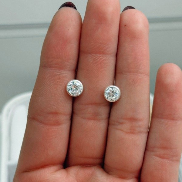 Producto - Aros Pasantes Corina Plata 925