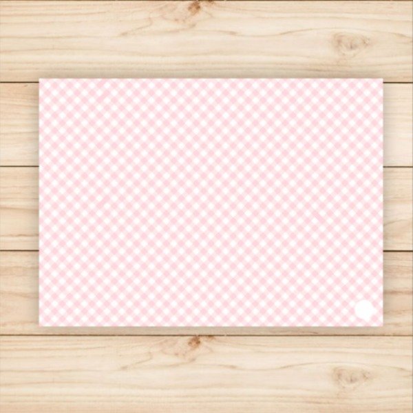 Producto - Individual Cuadrillé Rosa pastel x 10
