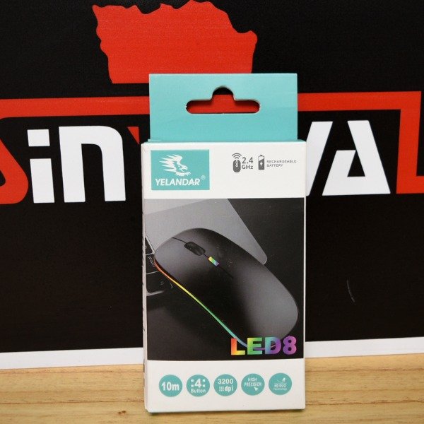 Producto - MOUSE INALAMBRICO EN BLISTER LED8