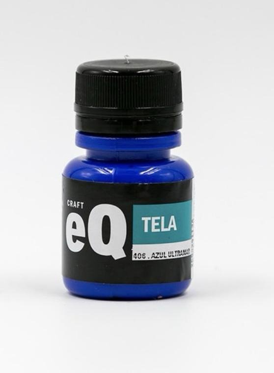 Producto - PINTURA PARA TELA - AZUL ULTRAMAR- 406- 37 CC