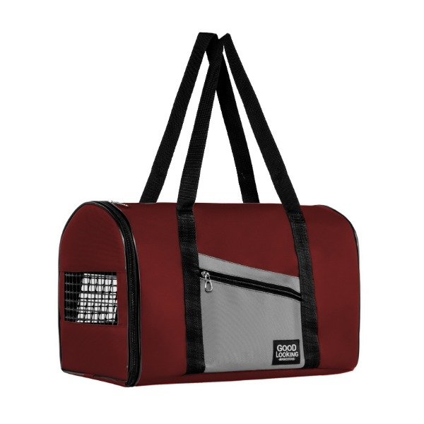 Producto - Bolso Liviano - Transporte Diario Perros y Gatos - Bordó