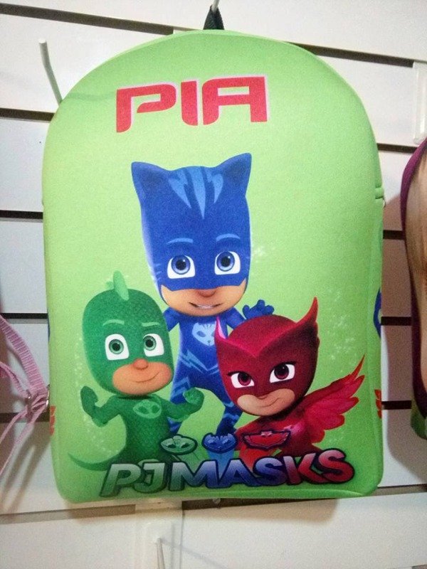 Producto - Mochila Heroes en pijamas verde