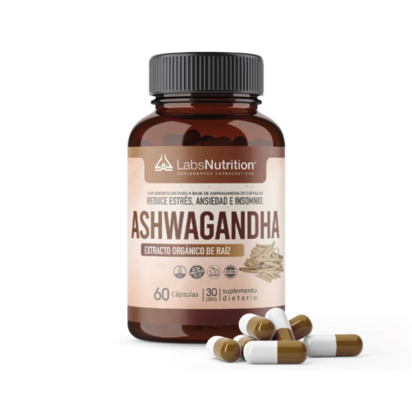 Producto - ASHWANGANDHA 60 CAPS. - LABS NUTRITION