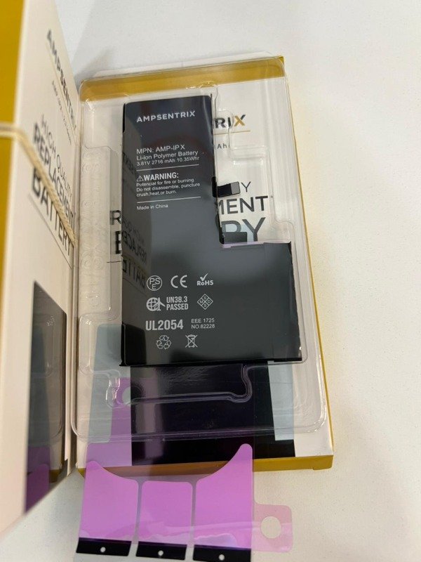 Producto - BATERIA IPHONE X AMPSENTRIX CON FLEX