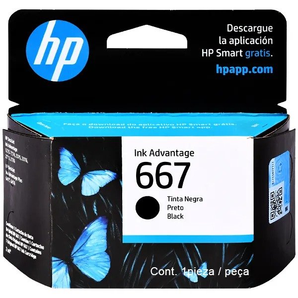 Producto - HP de Tinta 667 3YM79AL para Impressoras - Preto
