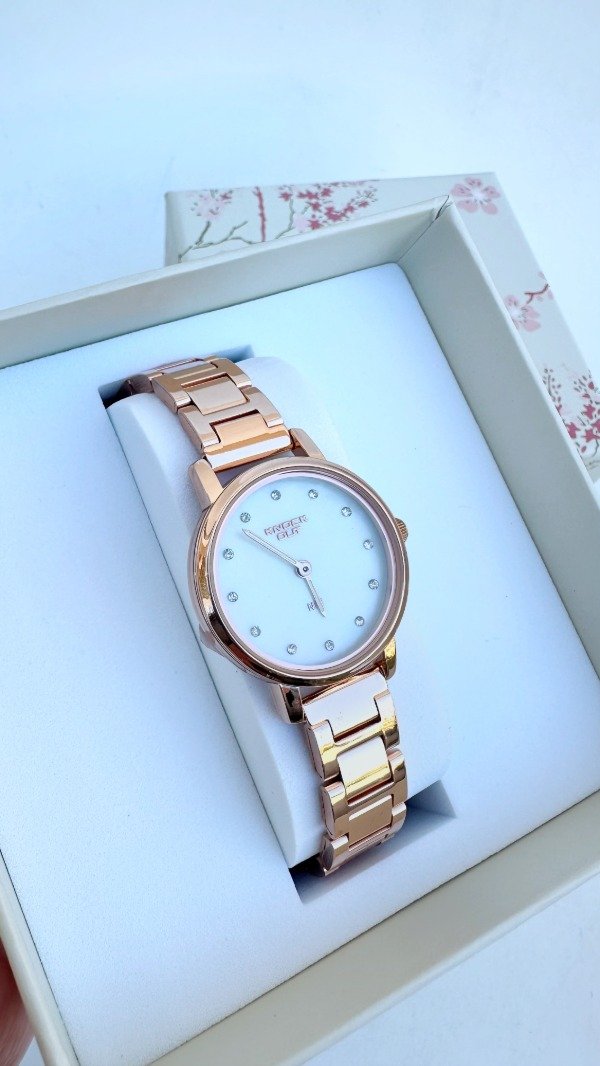 Producto - Reloj mujer rose (malla eslabones)