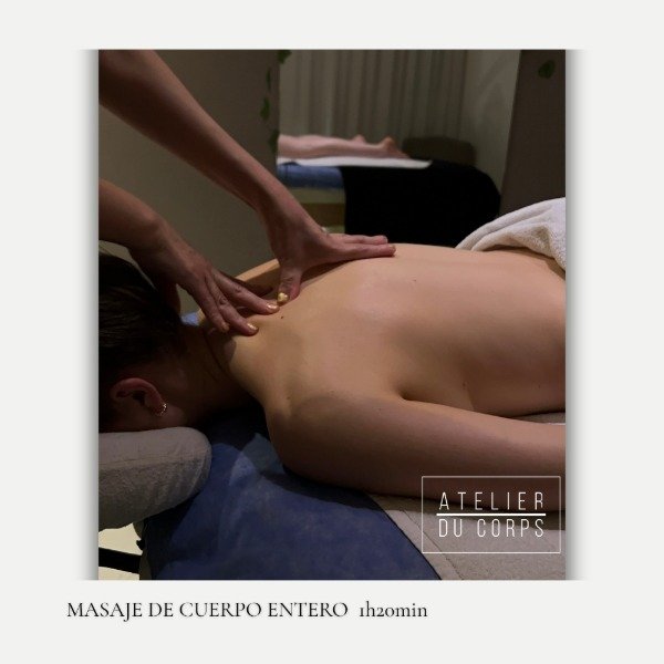Producto - Masaje cuerpo entero (posterior y anterior) 1h20min