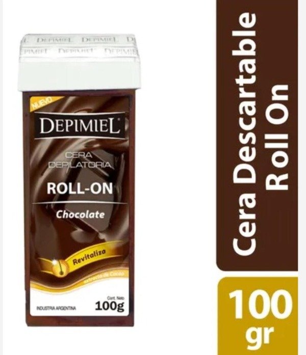 Producto - DEPIMIEL CERA DEPILATORIA ROLL-ON CHOCOLATE X 100G