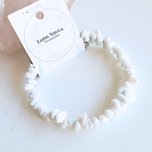 Producto - Pulsera escallas Onix Blanco