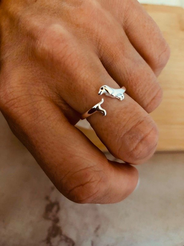 Producto - Anillo Salchicha regulable Plata 925
