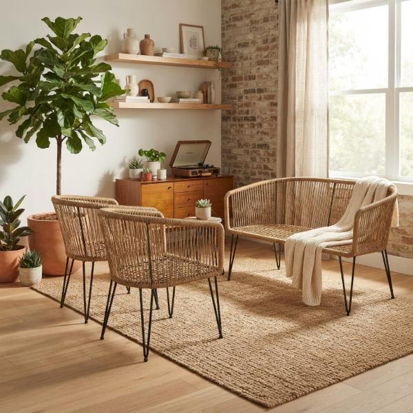 Producto - Juego de Sillones Gervasoni (2 Individuales + 1 doble gervasoni 1,20 cm ) - 1
