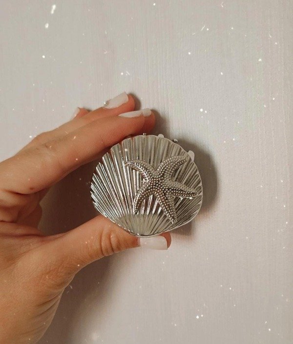 Producto - Broche Ostra Plateada