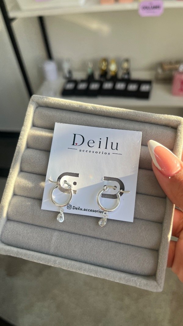 Producto - Aros gota de amor - 0