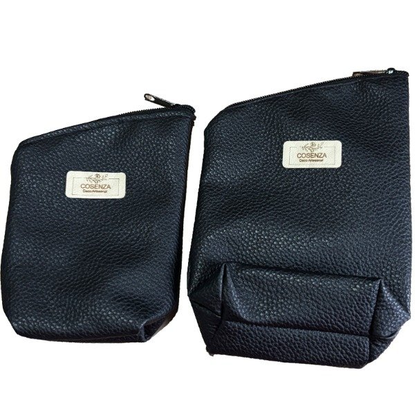 Producto - Art 993 Yerbera y azucarera eco cuero negro liso