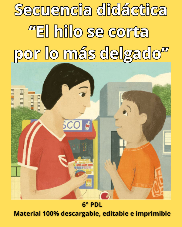Producto - Secuencia didáctica "El hilo se corta por lo más delgado" PDL 6to