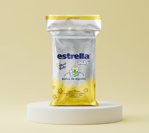 Producto - Estrella paños de algodón x50 unidades