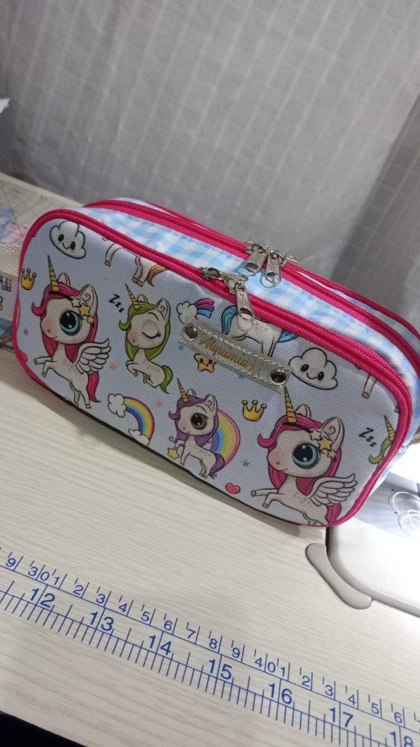 Producto - Cartuchera 3 cierres Unicornio