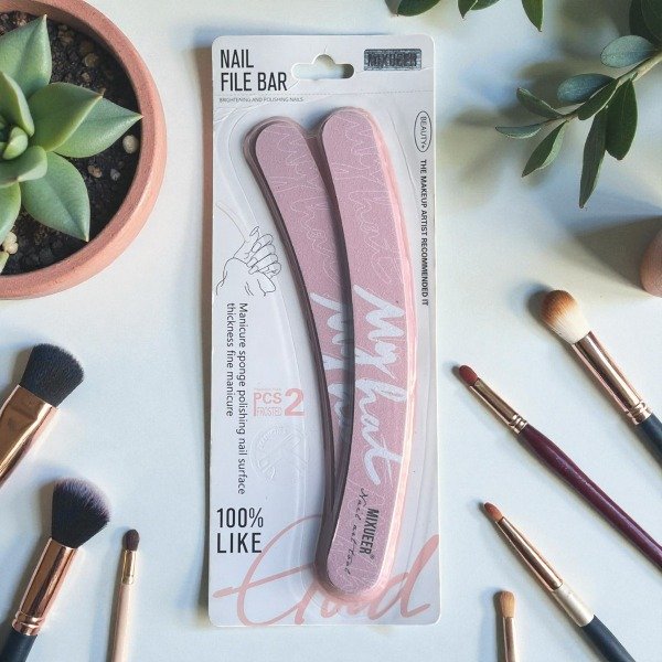 Producto - Lima para Uñas x 2 PCS - Mixueer - My hert - Rosa