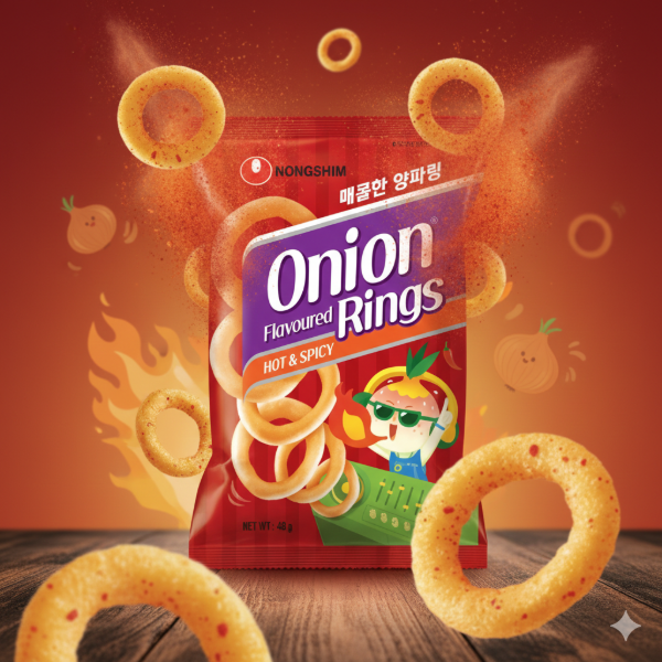 Producto - Snack Coreano de Aros de Cebolla Picante