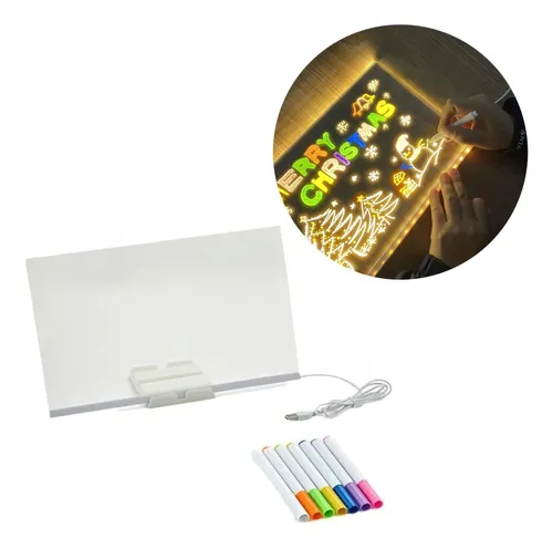 Producto - PIZZARRA LED 15x15CM