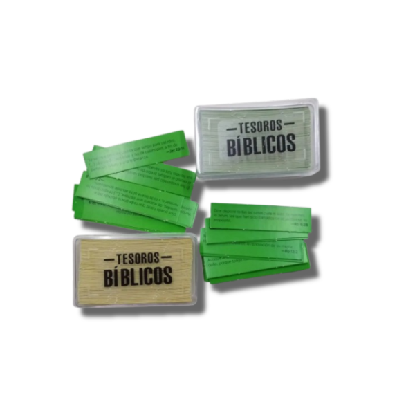 Producto - PROMESAS "TESOROS BIBLICOS" CAJA ACRILICO