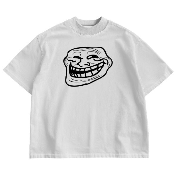 Producto - REMERA TROLLFACE OVERSIZE (DISPONIBLE HASTA 30/4)
