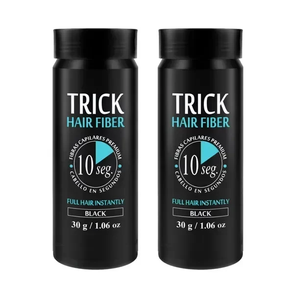 Pack Doble Fibras Capilares Trick Hair Fiber 60 g - 120 aplicaciones de alto rendimiento.
