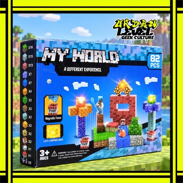 Producto - Bloques Magnéticos Minecraft 82 Pcs